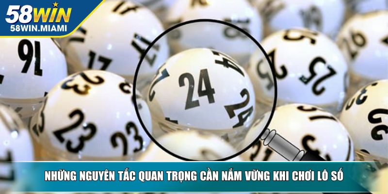 Những nguyên tắc quan trọng cần nắm vững khi chơi lô số